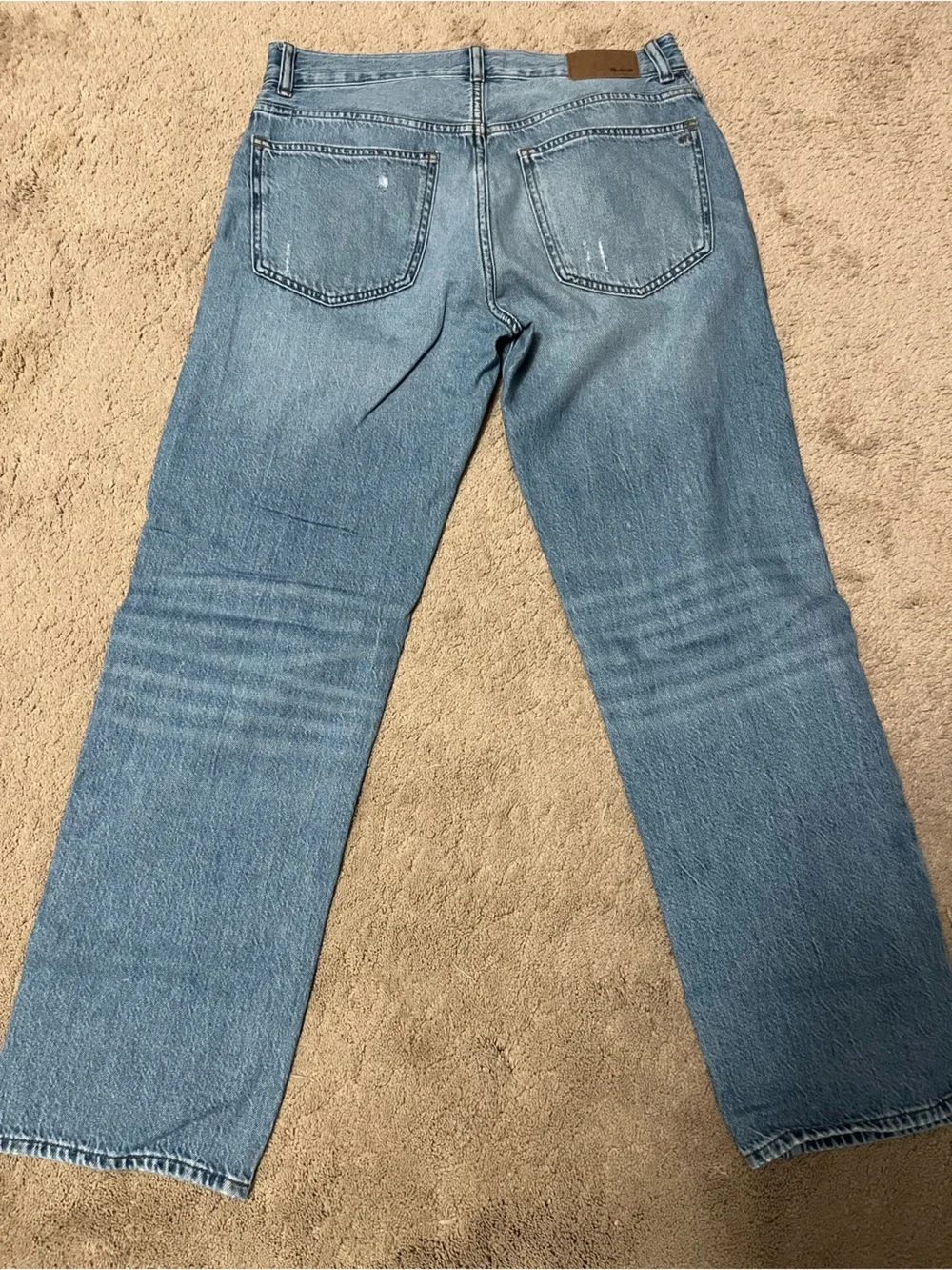 Madewell Dean Easy Straight, Light Wash